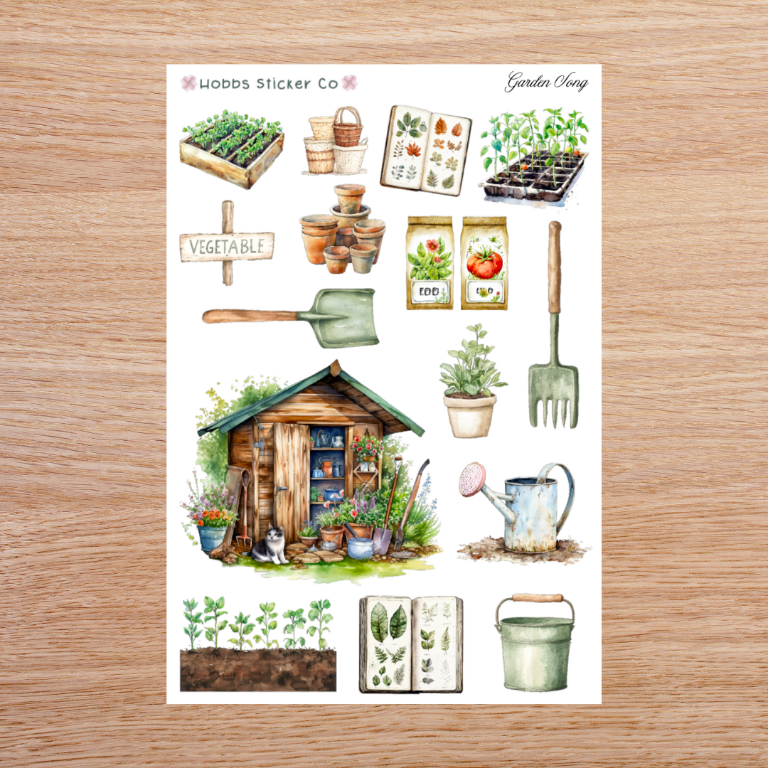 Garden Song Deco Sheet 1 Regular