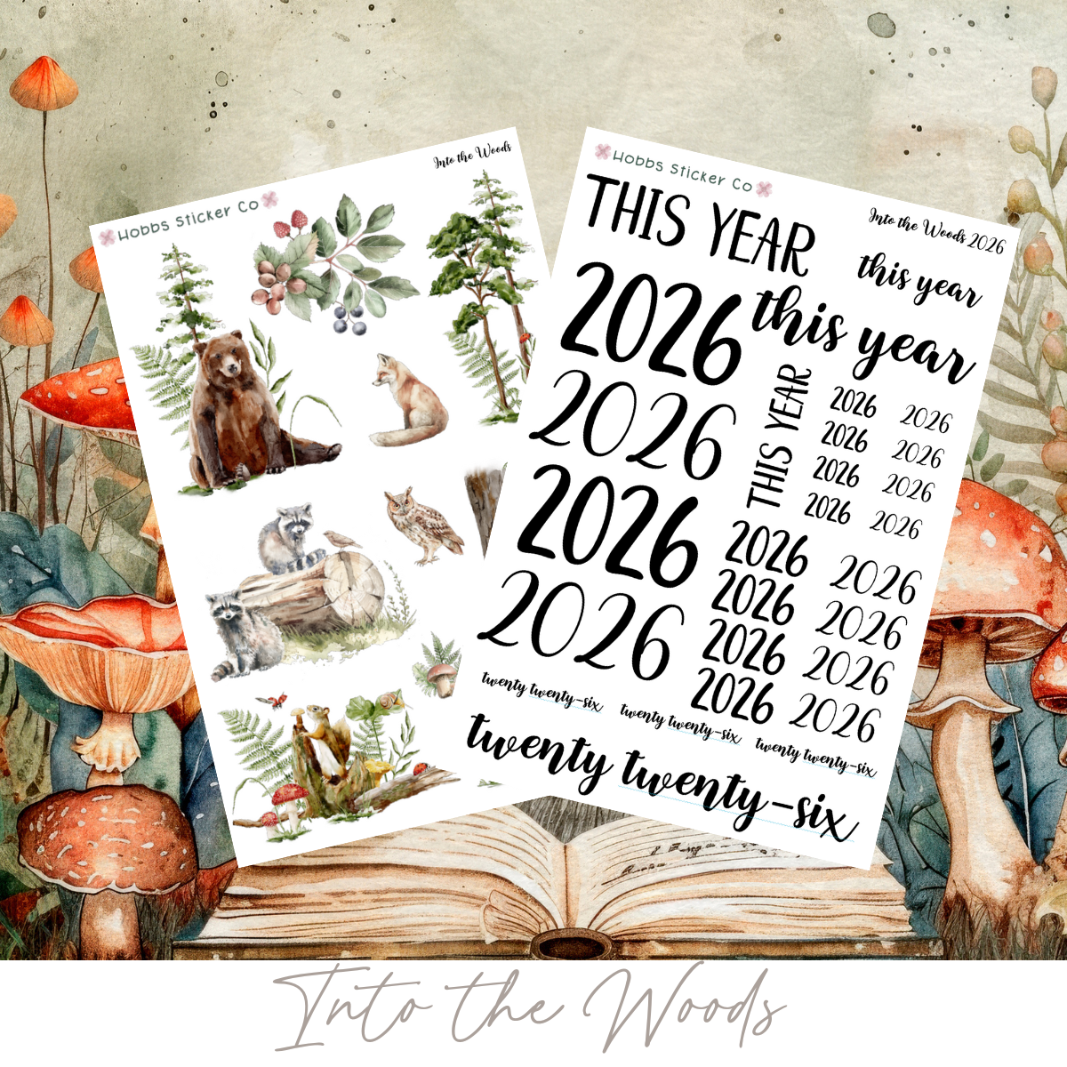 Into the Woods Planner Setup Collection Bound Regular