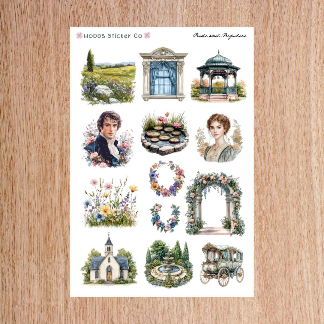 Pride and Prejudice Deco Sheet 3 Junior