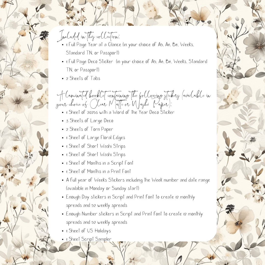Paper Plan Planner Setup Collection Unbound Regular