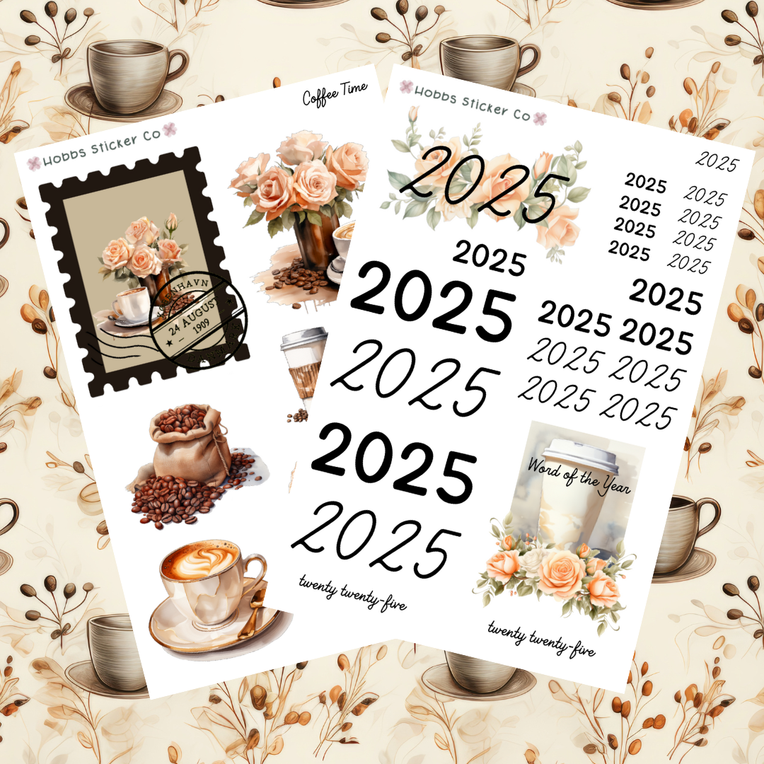 Coffee Time Planner Setup Collection Junior