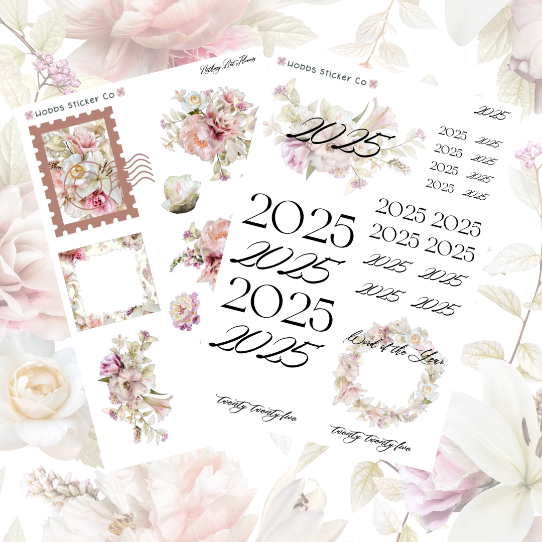 Coffee Time Full Page Deco Sticker A5