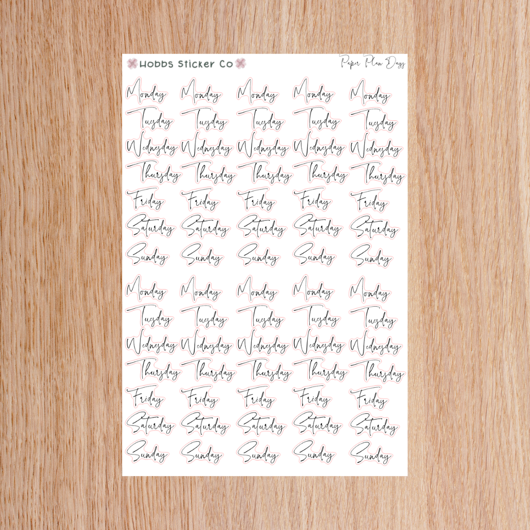 Paper Plan Planner Setup Collection Unbound Regular
