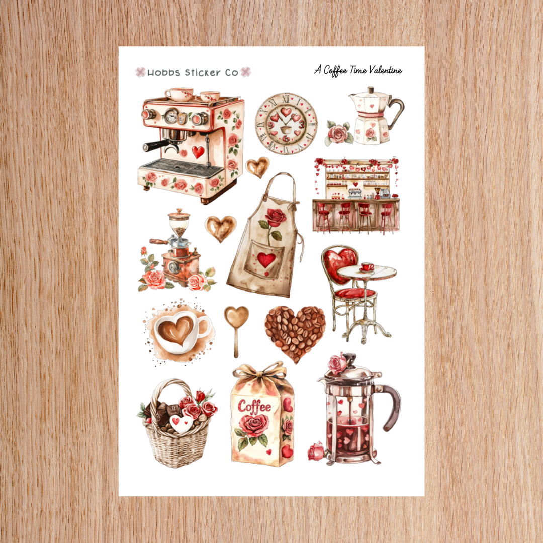 Coffee Time Valentine Deco Junior