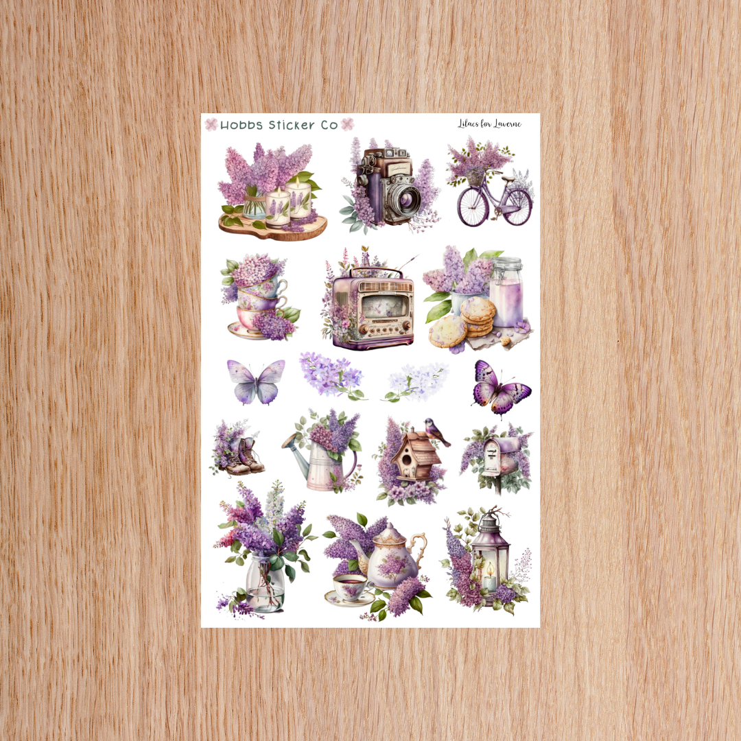 Lilacs for Laverne Deco Regular