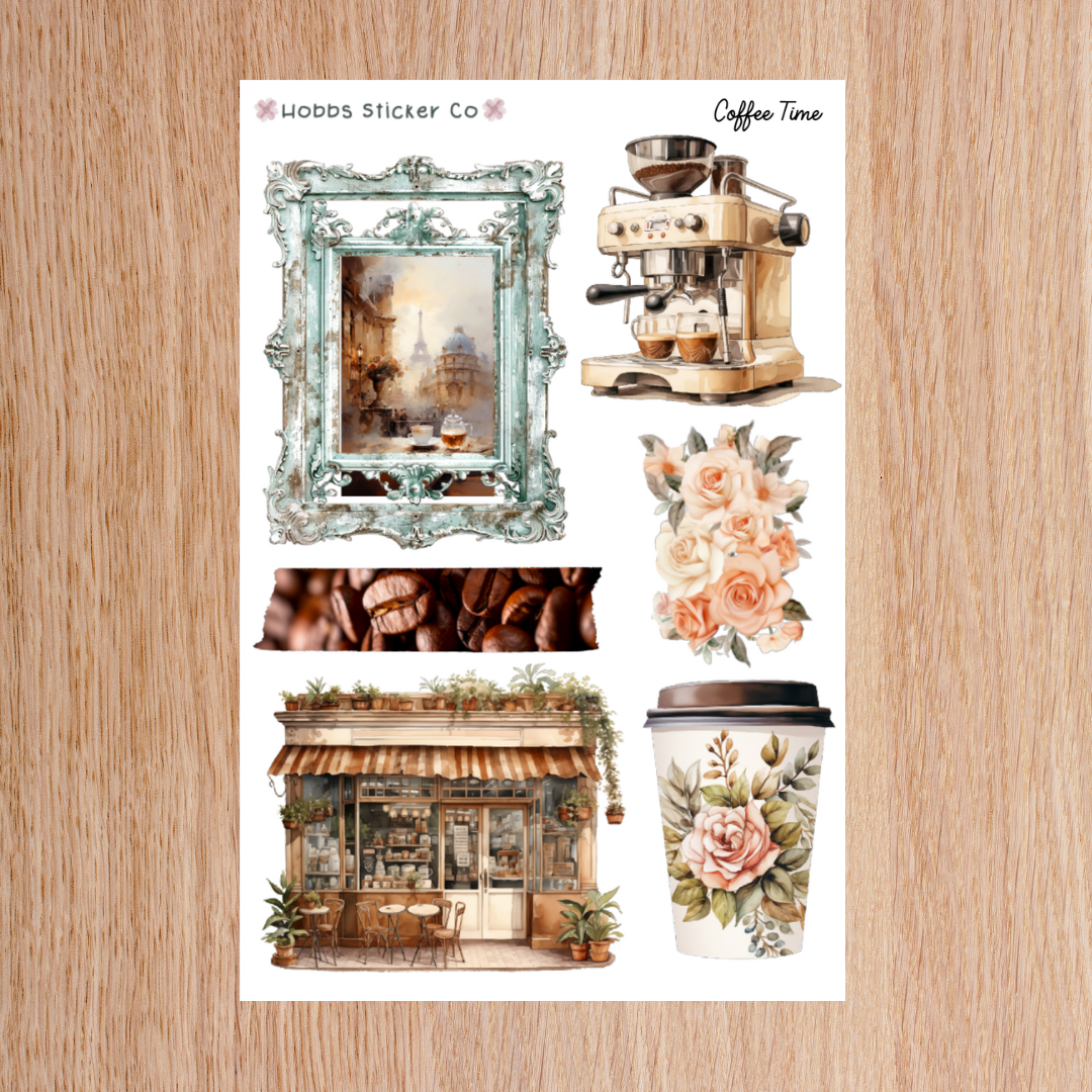 Coffee Time Planner Setup Collection Junior