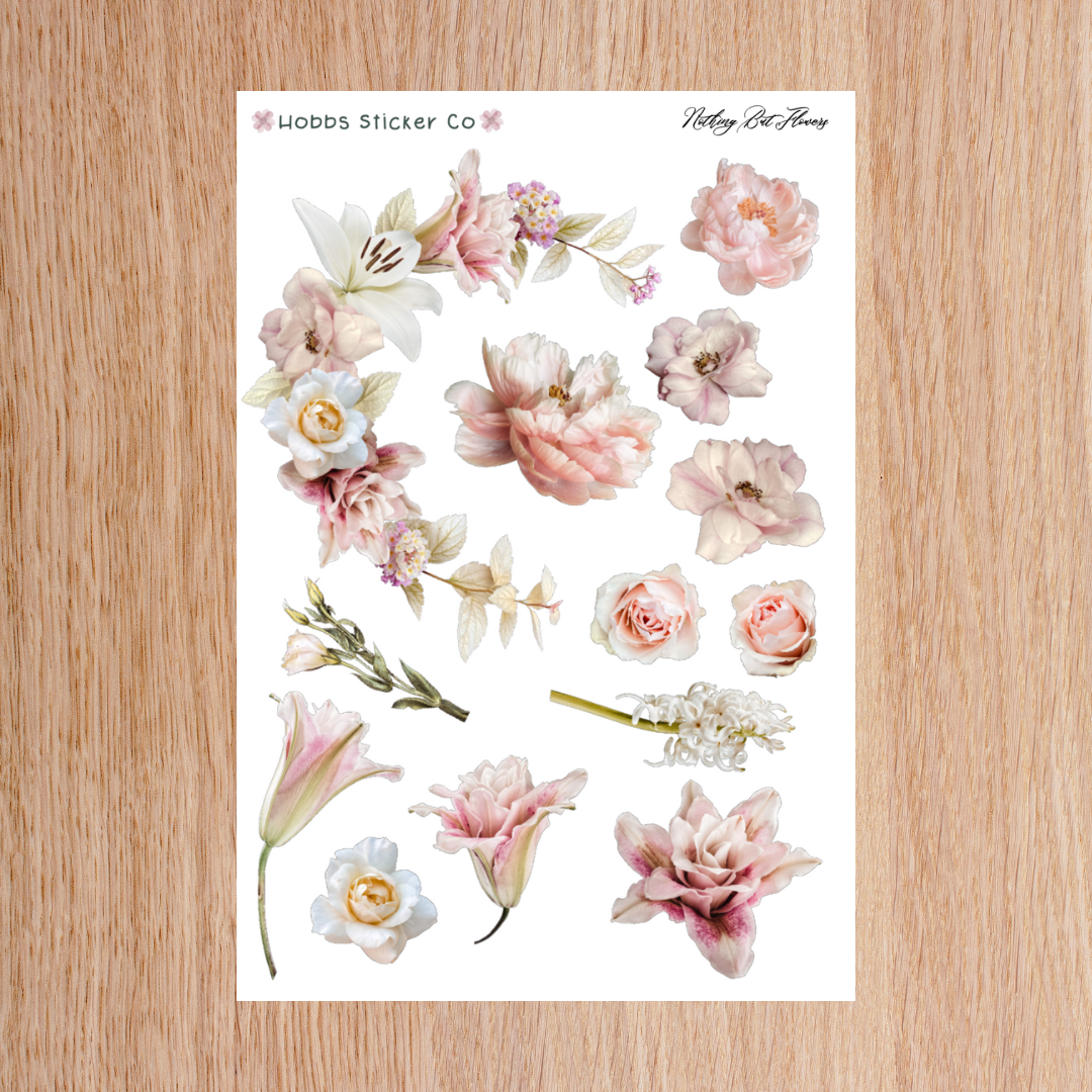 Nothing But Flowers Deco Sheet 1 Junior