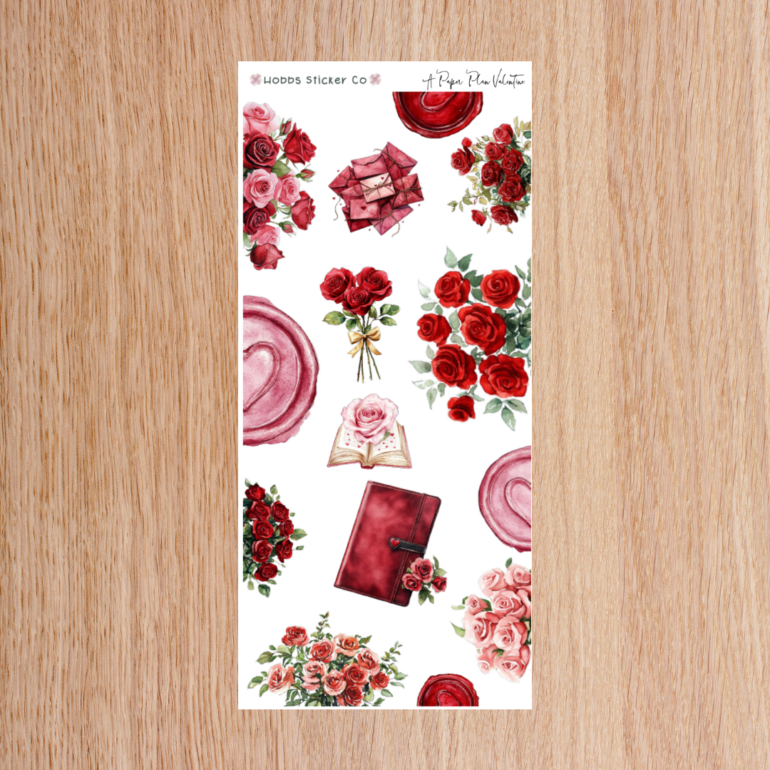 Paper Plan Valentine Edges Regular