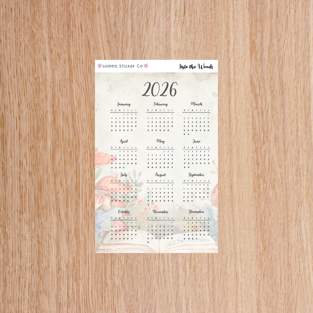 Into the Woods Planner Setup Collection Bound Regular