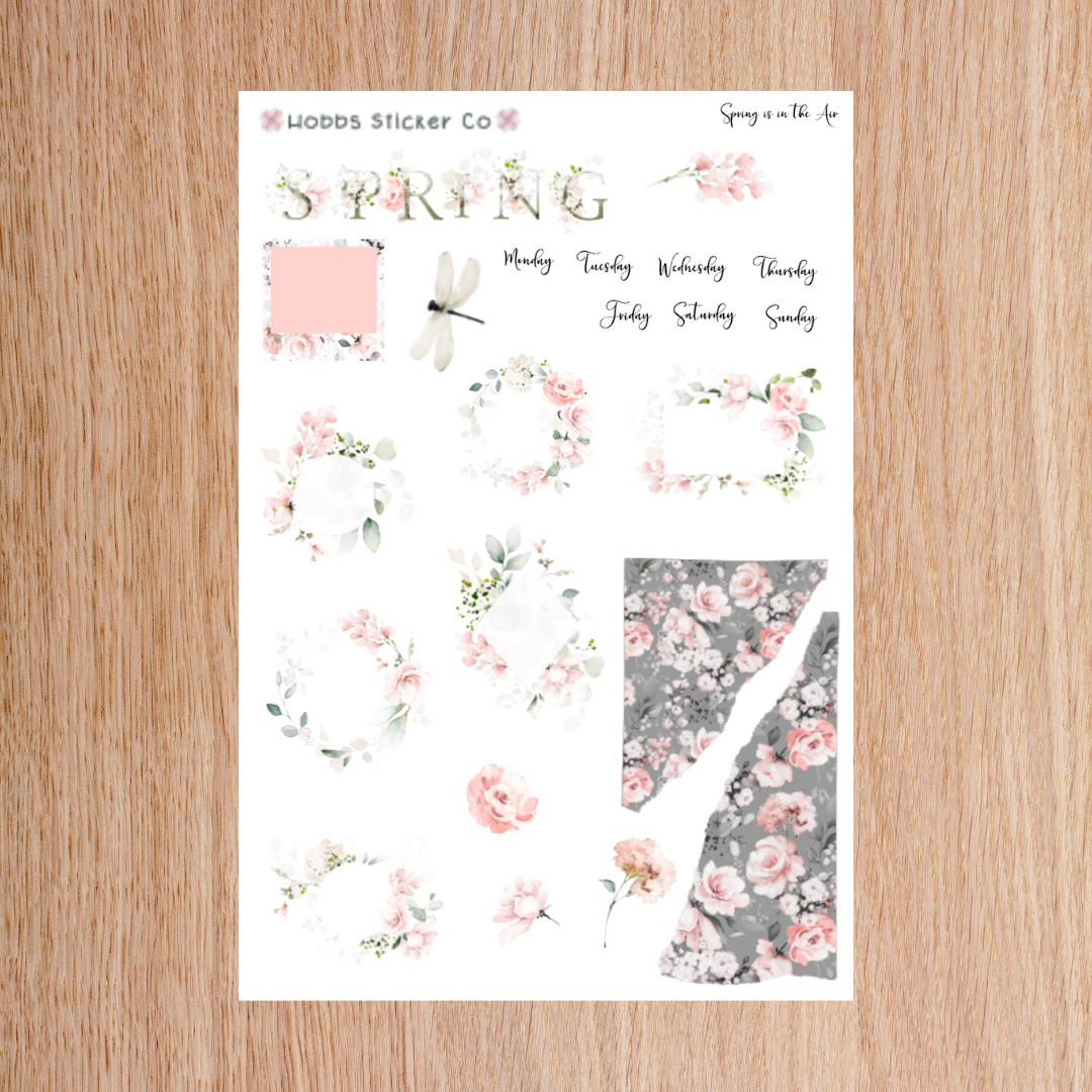 Spring is in the Air Journaling Kit Page 1 Junior