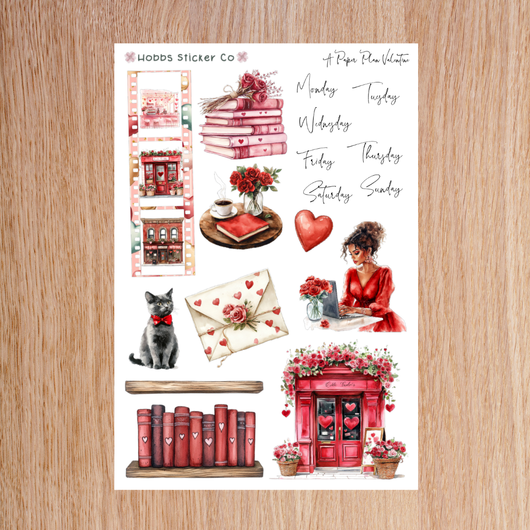 Paper Plan Valentine Journaling Kit Page 1 Regular