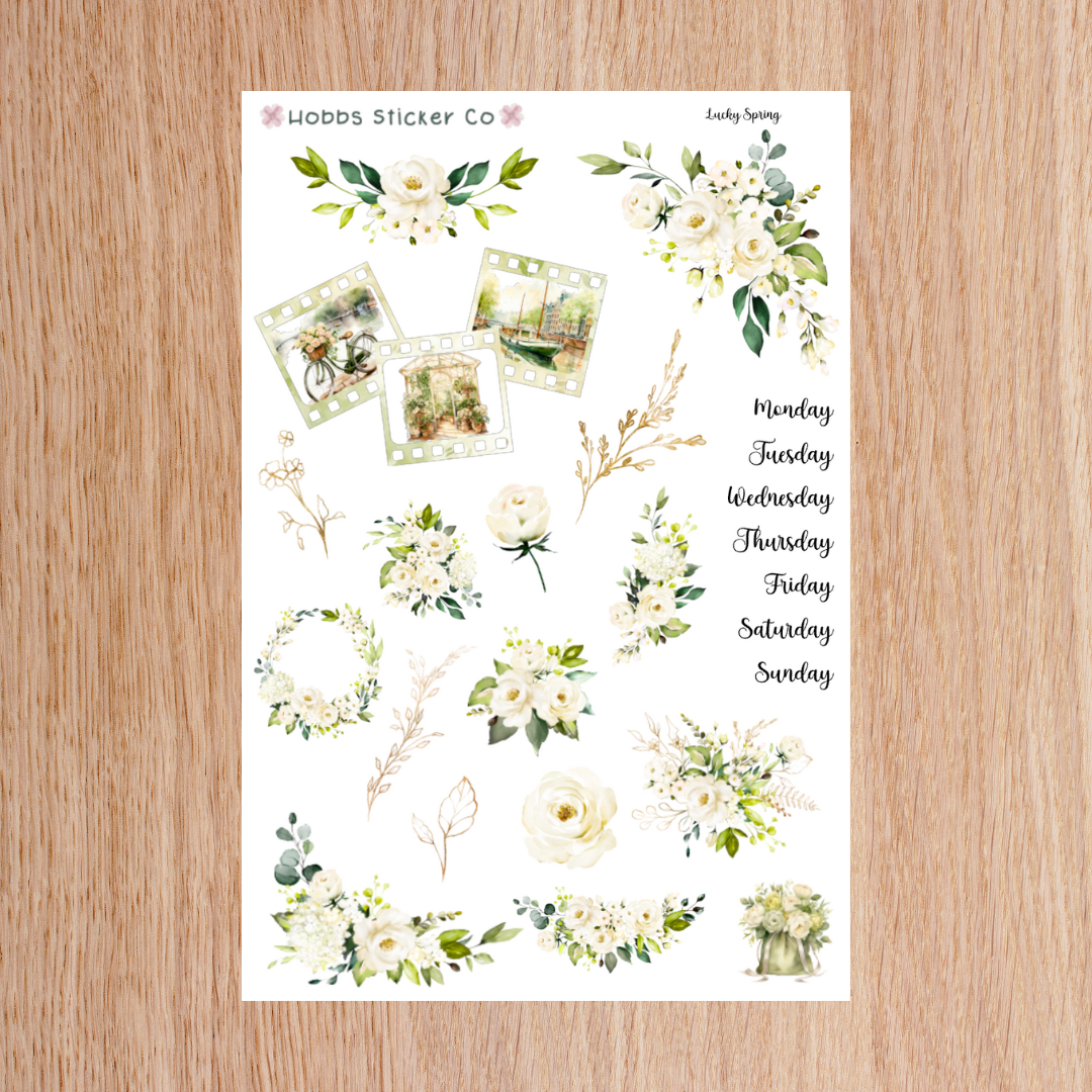 Lucky Spring Journaling Kit Page 1 Junior