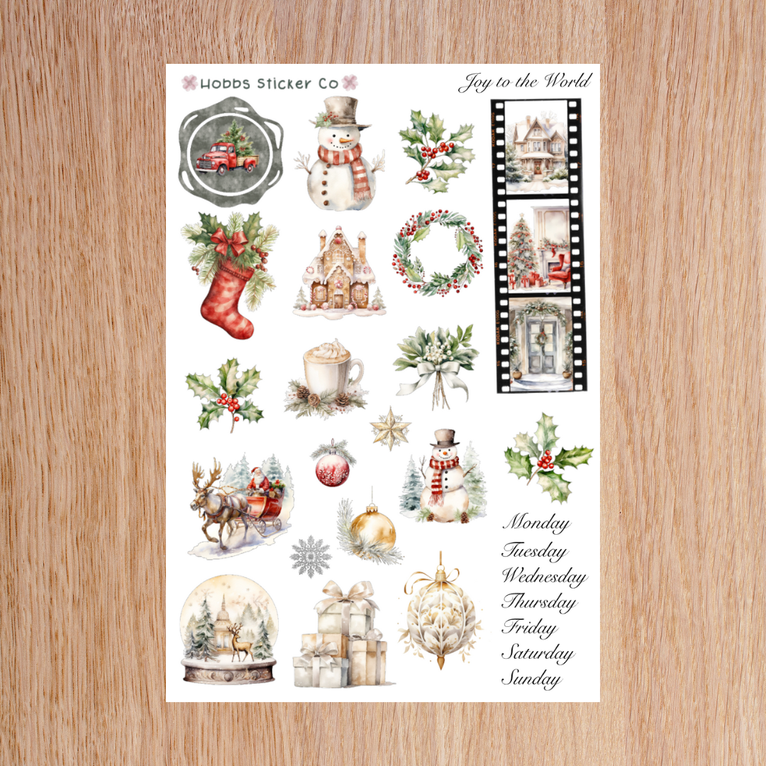 2024 Holiday Journaling Kit Page 1 Bundle Regular