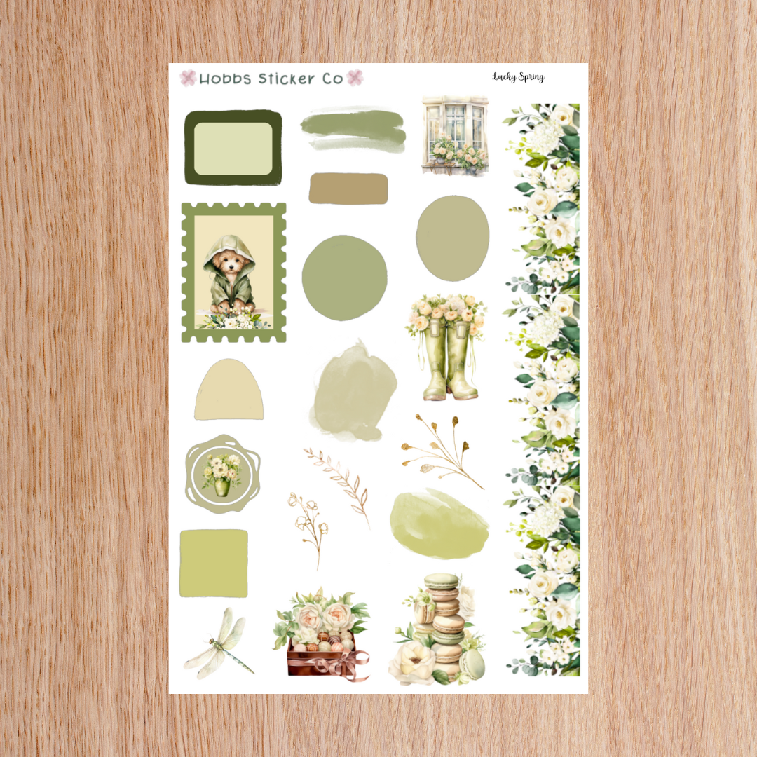 Lucky Spring Journaling Kit Page 2 Regular
