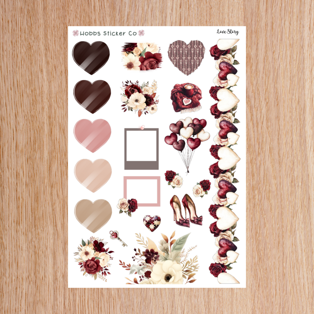 Love Story Journaling Kit Page 2 Junior