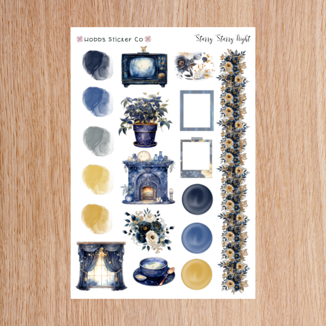 Starry Starry Night Journaling Kit Page 2 Junior