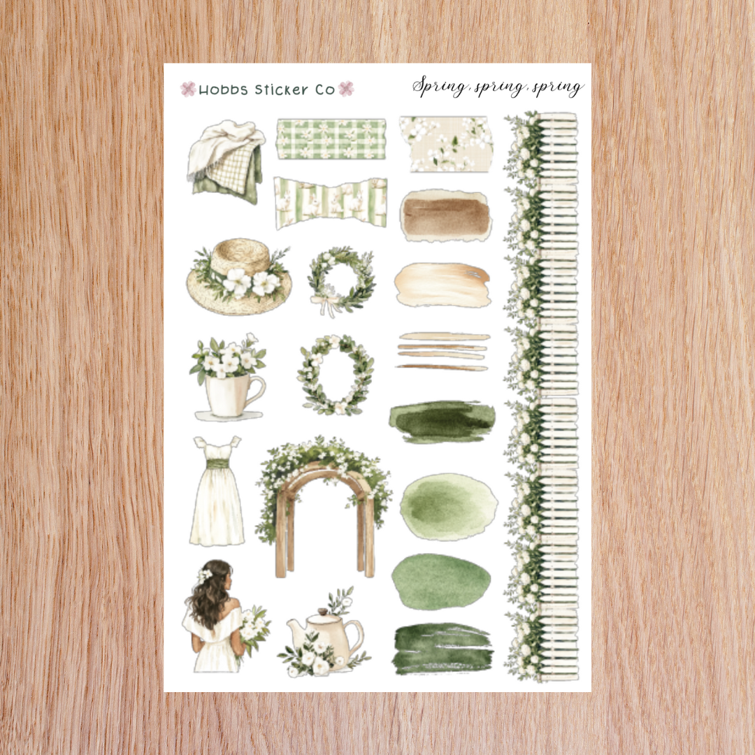 Spring Spring Spring Journaling Kit Page 2 Regular