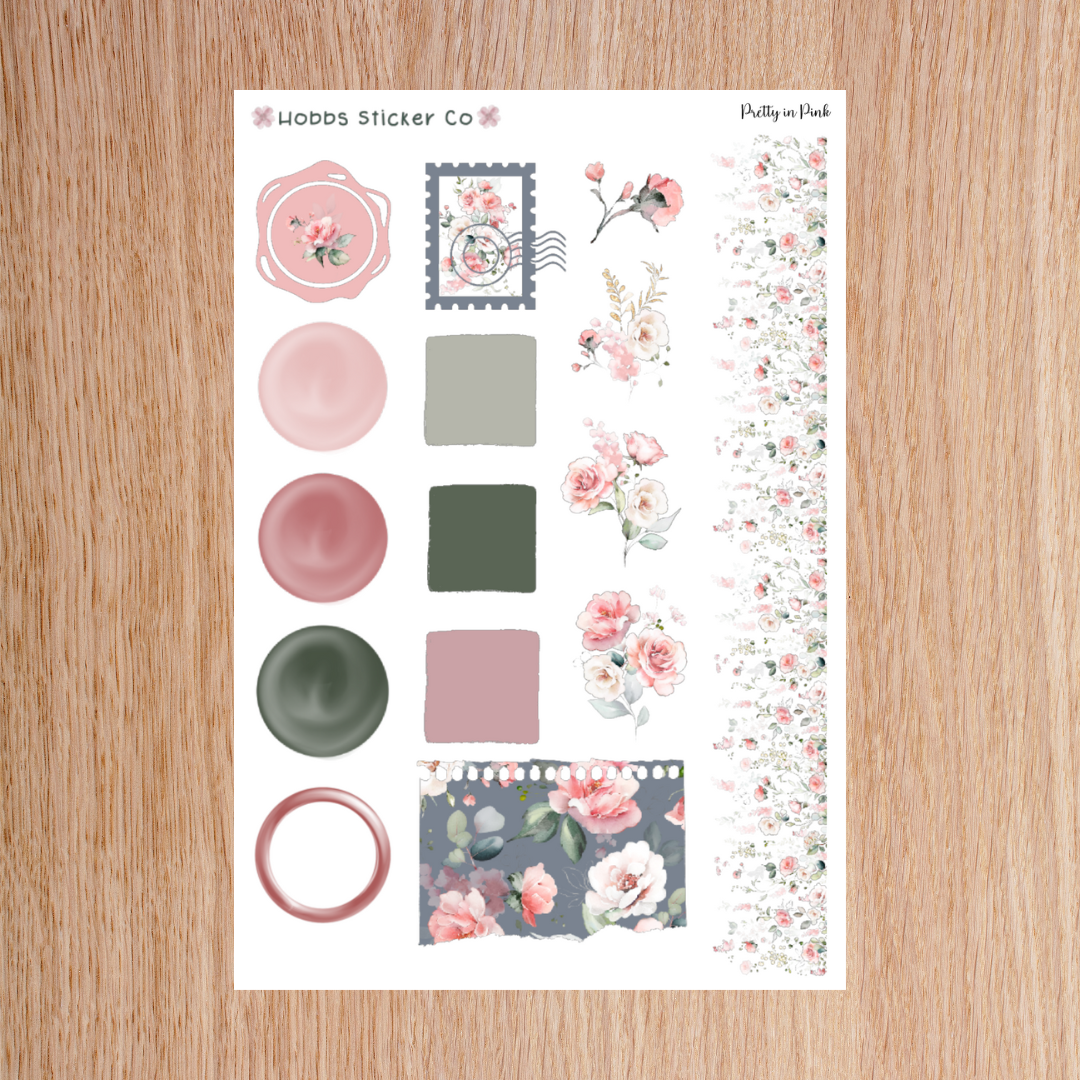 Pretty in Pink Journaling Kit Page 2 Regular