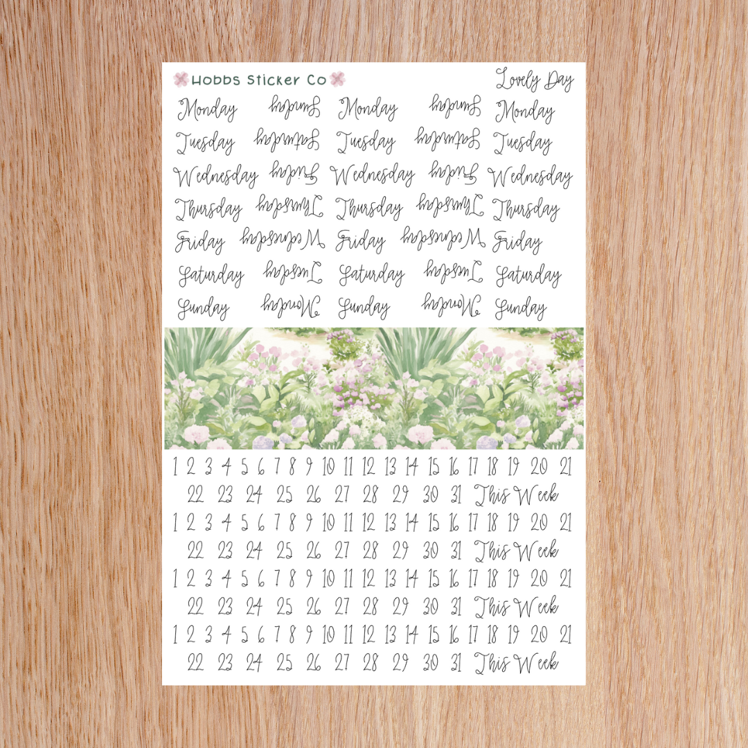Lovely Day Full Collection Junior Washi
