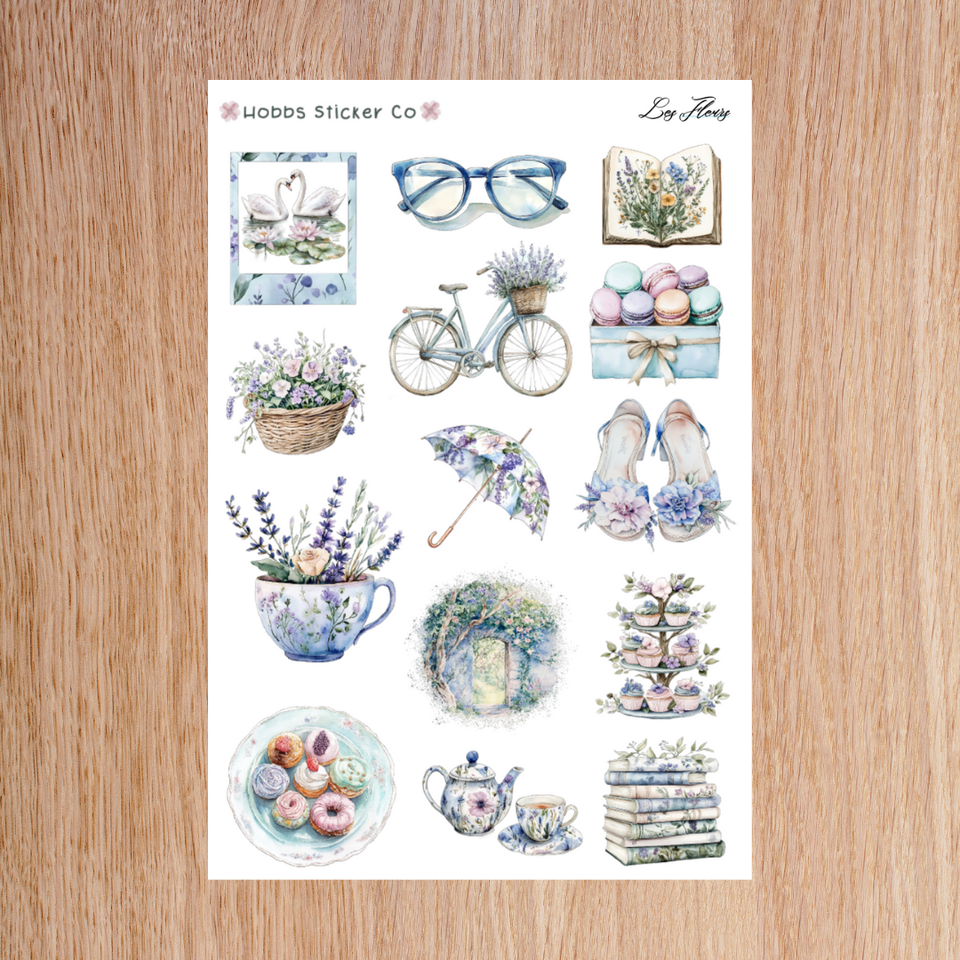 Les Fleurs Deco Sheet 2 Regular