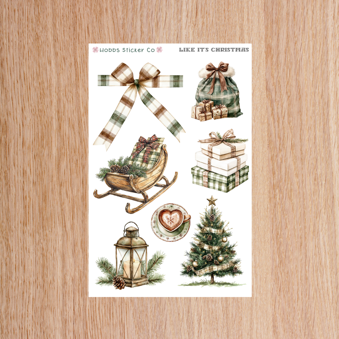 Christmas Time Deco Sheet Junior