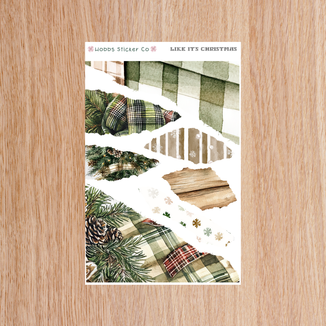 Like it's Christmas Torn Elements Regular