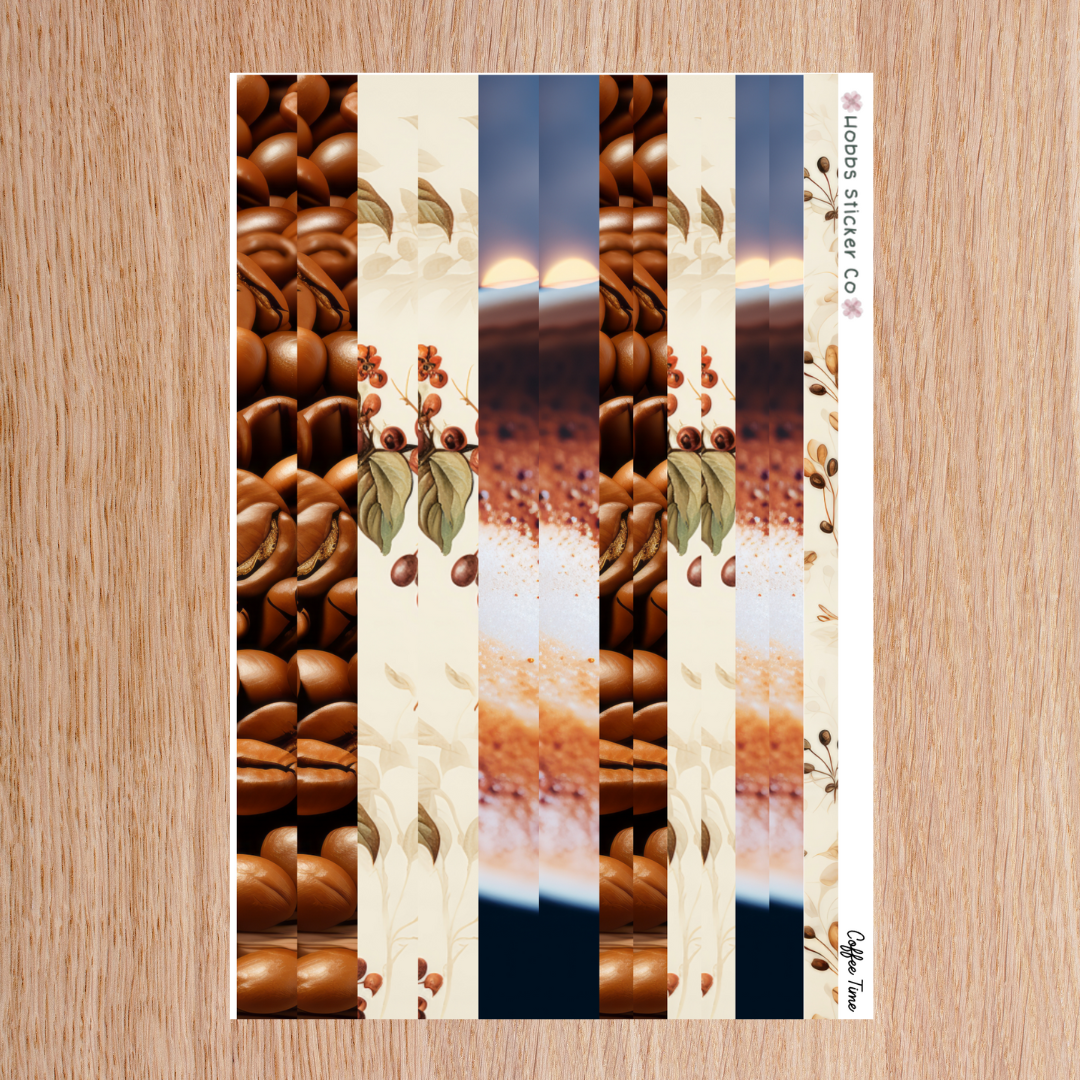 Coffee Time Planner Setup Collection Junior