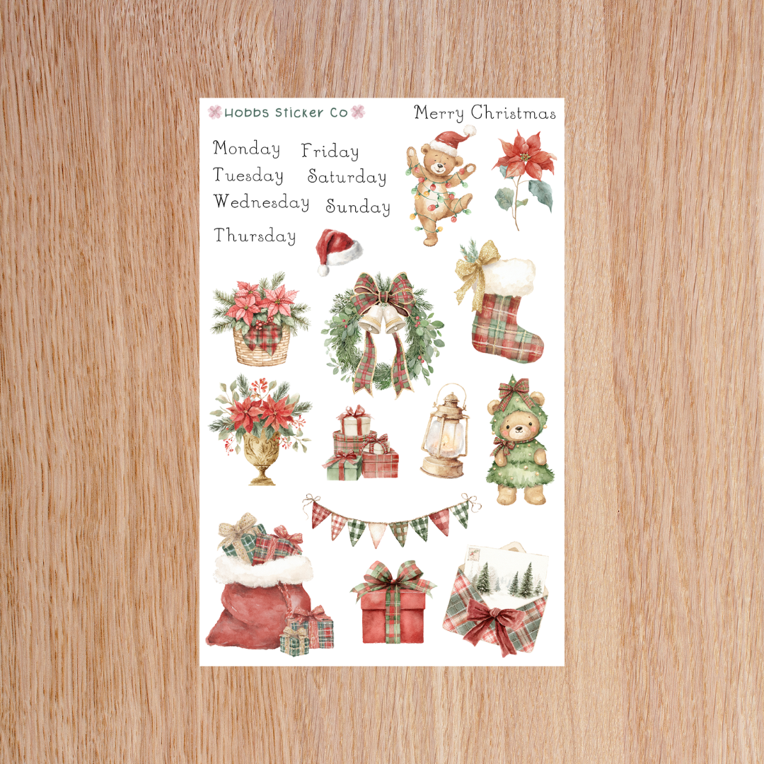 Merry Christmas Journaling Kit 1 Regular