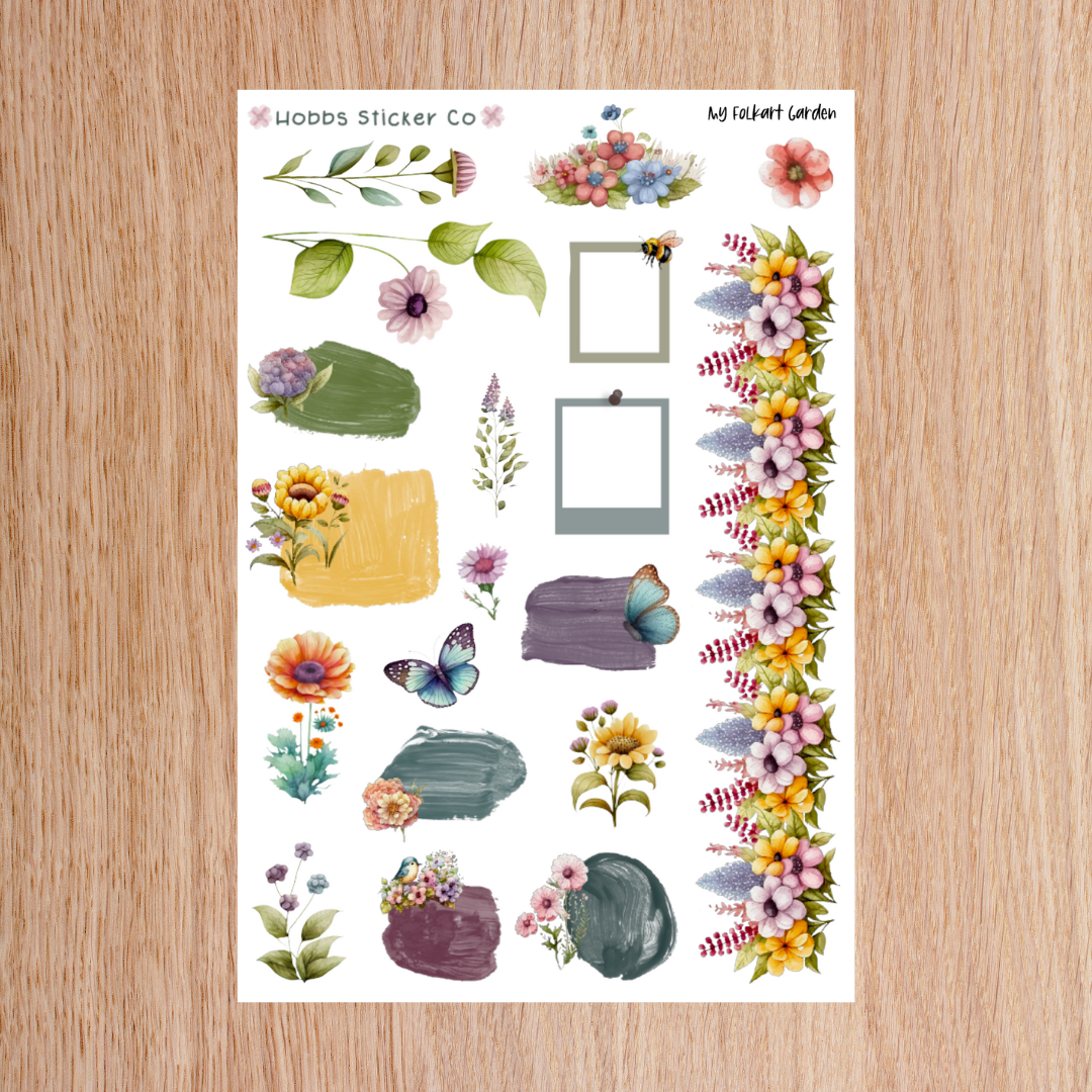 My Folkart Garden Journaling Kit Page 2 Junior