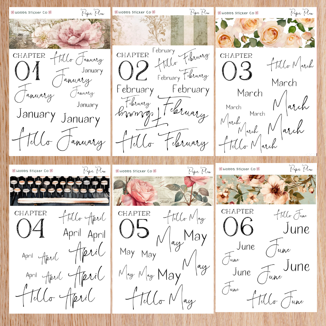 Paper Plan 2.0 Planner Setup Collection Bound Regular