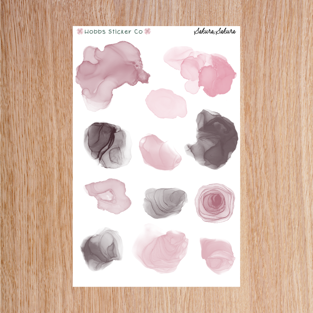 Sakura, Sakura Ink Splotches Junior