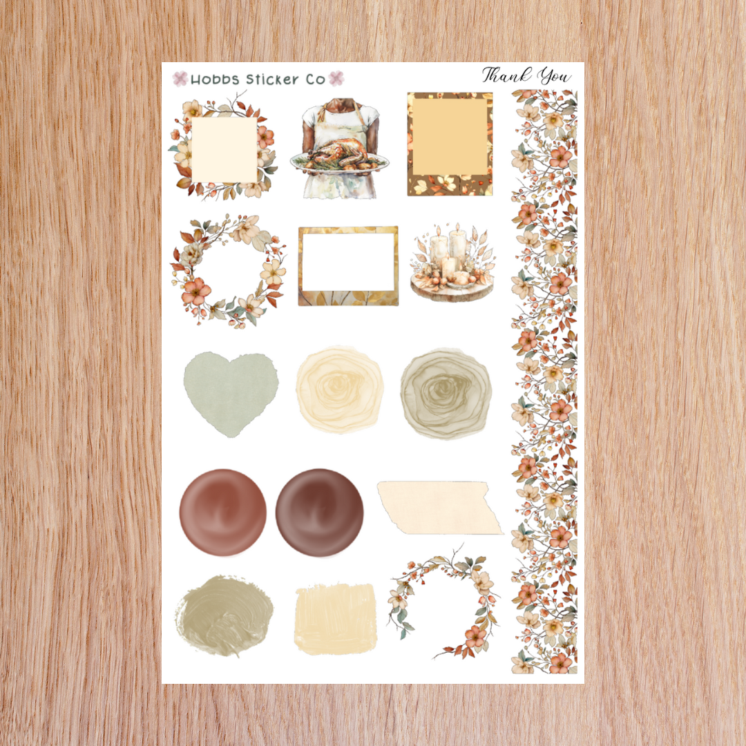 Thank You Journaling Kit Page 2 Junior