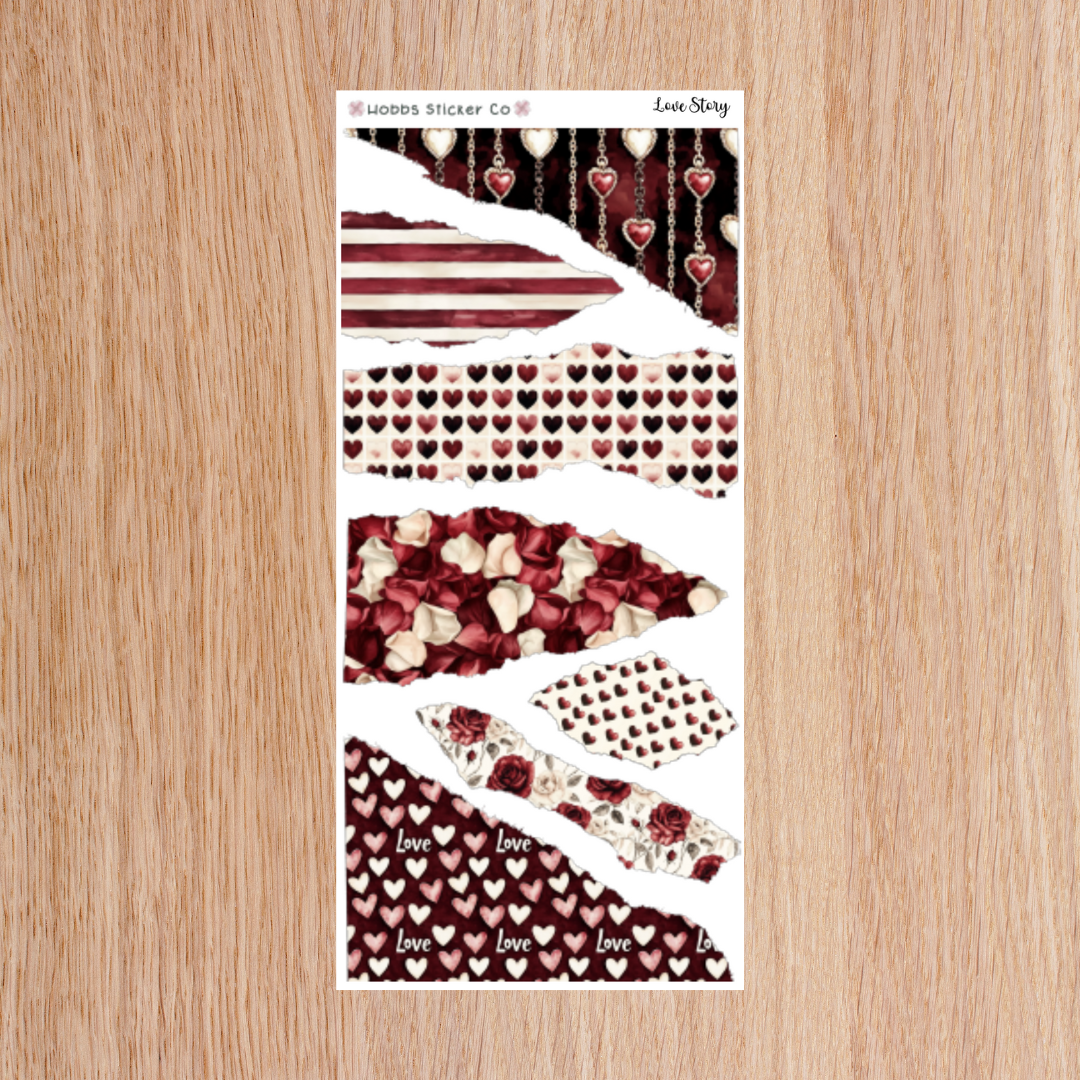 Love Story Torn Paper Junior