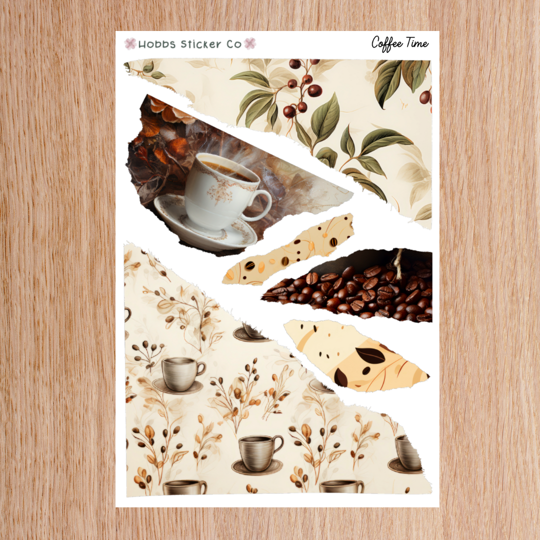 Coffee Time Planner Setup Collection Junior