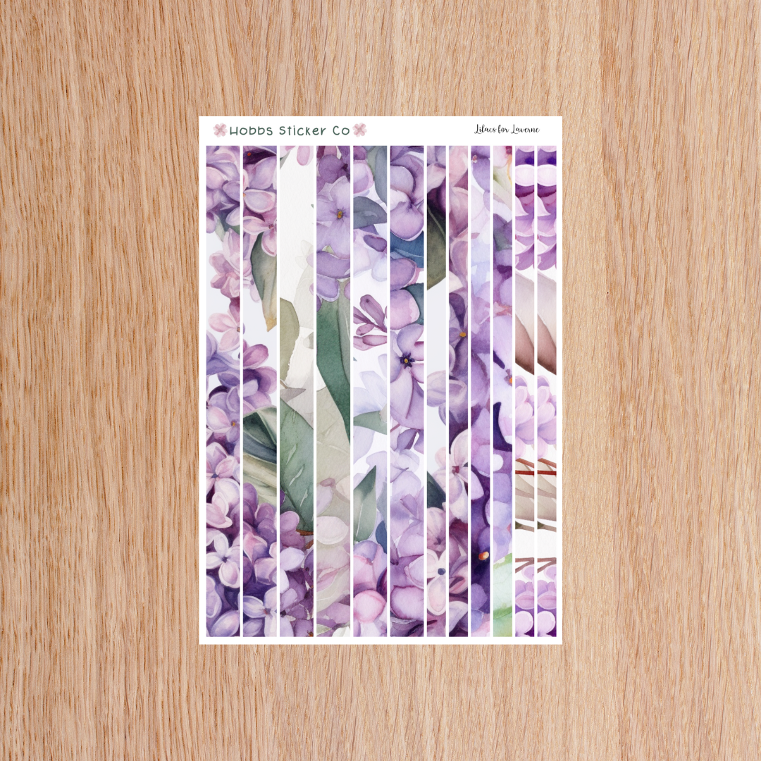 Lilacs for Laverne Washi Junior