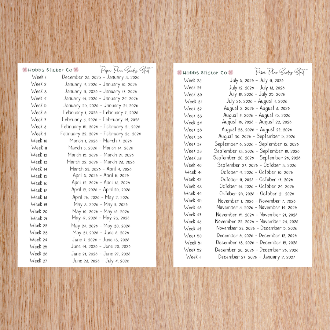 Paper Plan 2.0 Planner Setup Collection Bound Regular