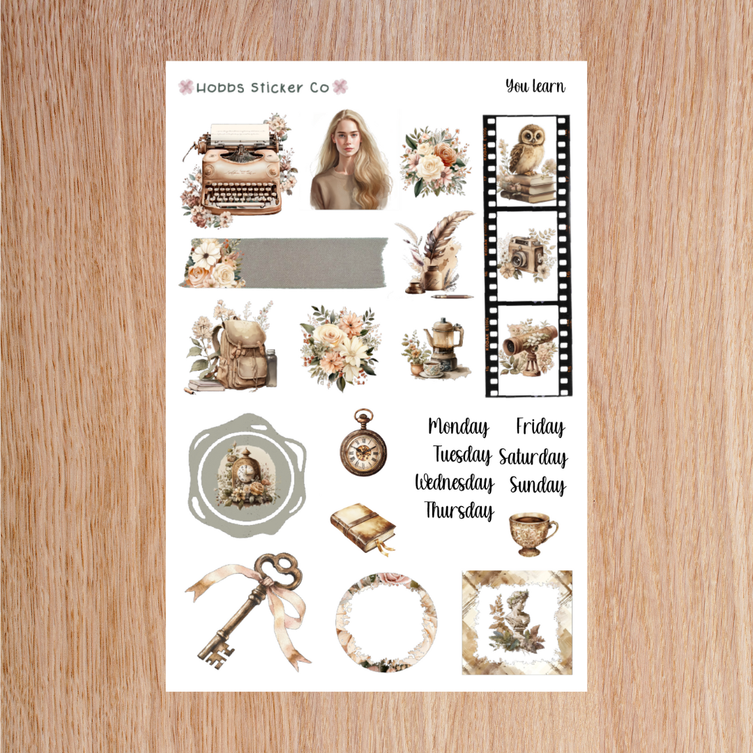 You Learn Journaling Kit Page 1 Regular