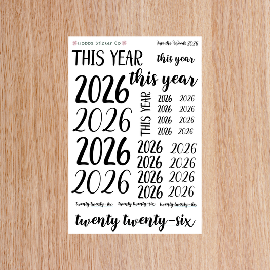 Into the Woods Planner Setup Collection Unbound Regular