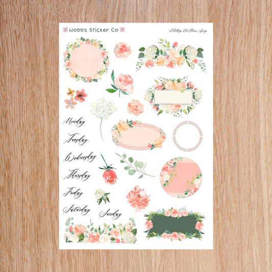 Nothing But Flowers Spring Journaling Kit Page 1 Regular