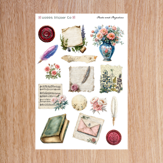 Pride and Prejudice Deco Sheet 2 Junior
