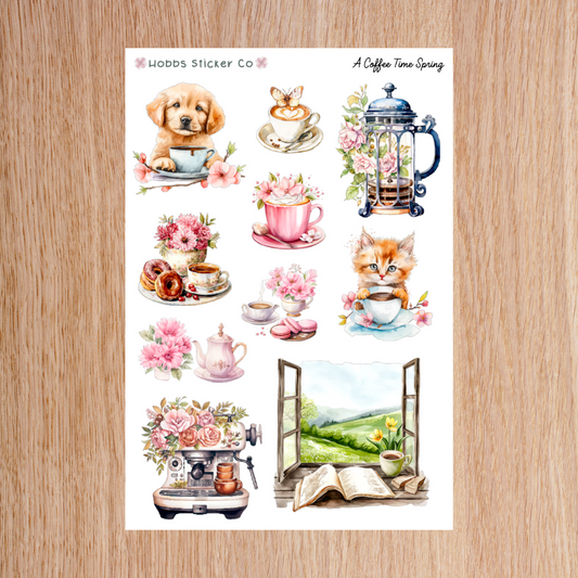 Coffee Time Spring Deco Regular