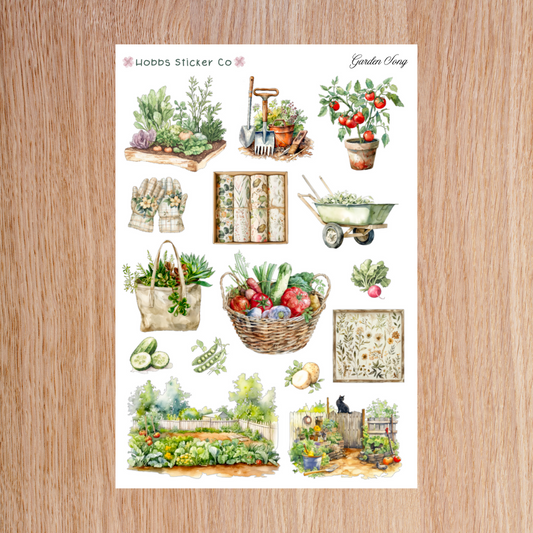 Garden Song Deco Sheet 2 Junior