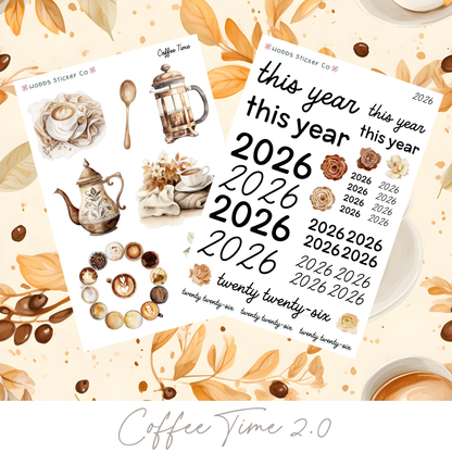 Coffee Time 2.0 Planner Setup Collection Bound Regular