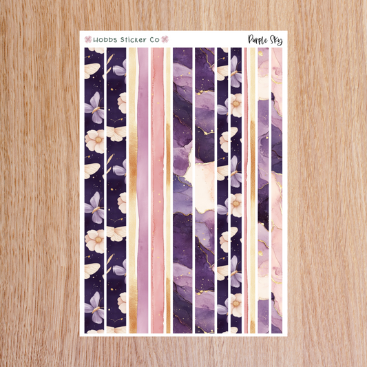 Purple Sky Washi Regular