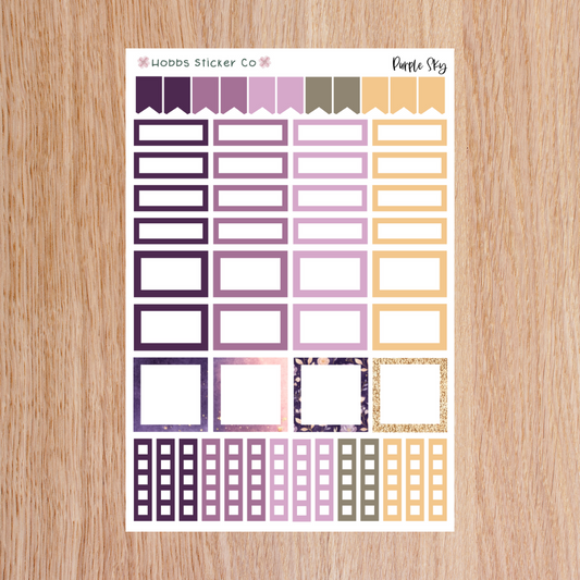 Purple Sky Functional Boxes Regular