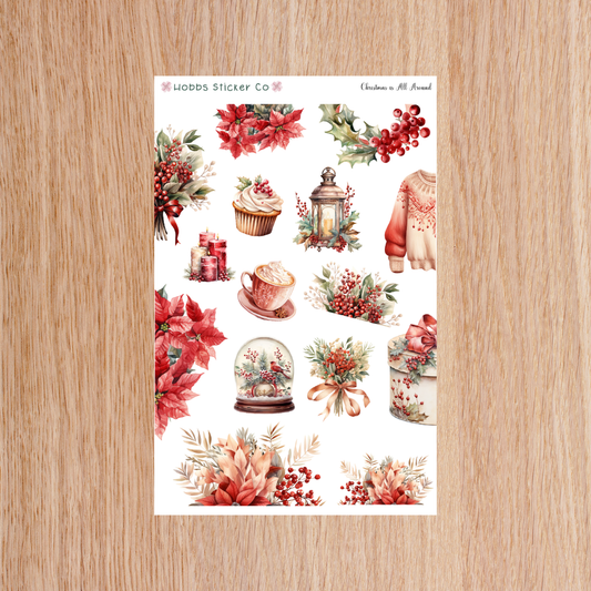 Christmas is All Around Edges Regular