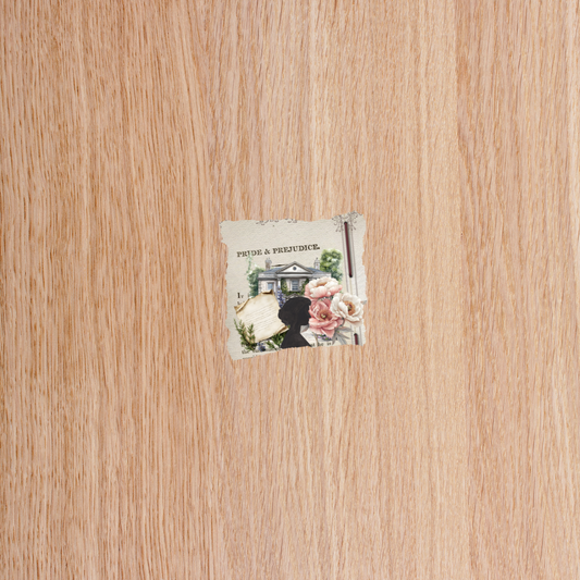 Pride and Prejudice Holographic Die Cut