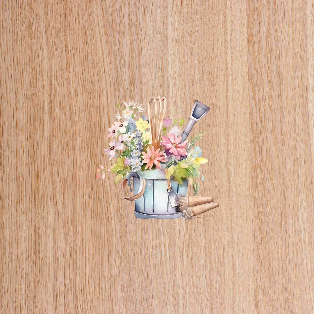 Garden Song Holographic Die Cut