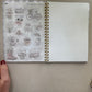 RoroandLu Collaboration Bloom Notebook with Stickers - Junior Size