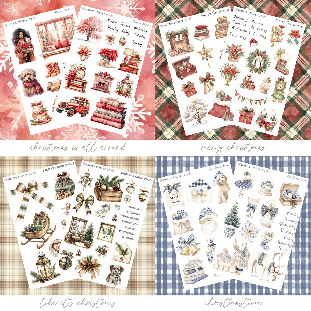 2026 Christmas Journaling Kit Page 1s - Regular Premium Matte